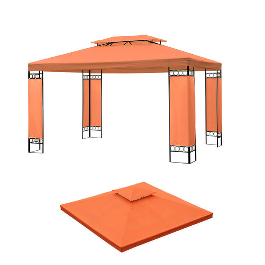 Outsunny Ersatzdach 3x3 m mit Doppeldach – für Pavillons & Gartenpavillons