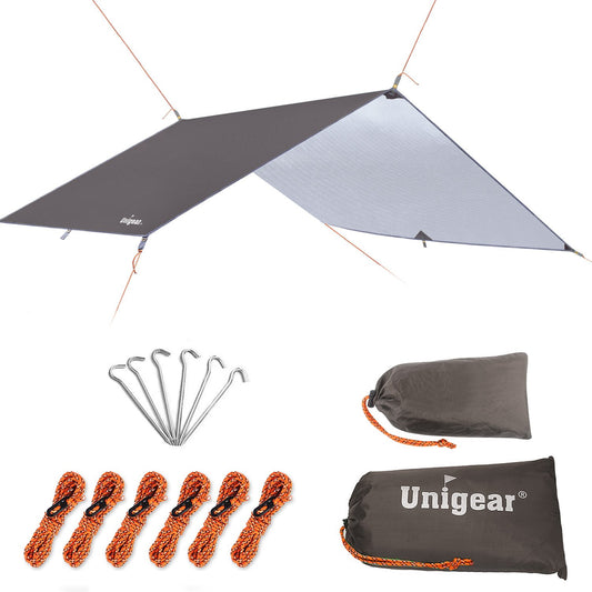 Wasserdichtes Tarp-Shelter aus Oxford-Gewebe – inkl. Zubehör & Tragetasche